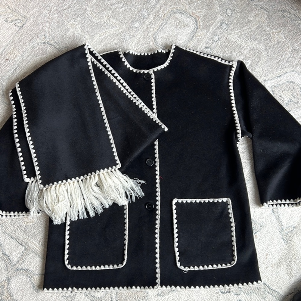 Womens coat with matching scarf - Orginially from Amazon